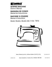 Load image into Gallery viewer, KENMORE 385.11703 385.11700 OWNERS MANUAL MANUAL DE INSTRUCCIONES MANUEL D'INSTRUCTIONS ENG ESP FRANC SEWING MACHINE MAQUINA DE COSER MACHINE A COUDRE
