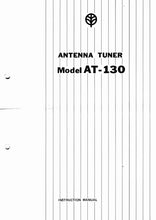 Load image into Gallery viewer, KENWOOD AT-130 INSTRUCTION MANUAL ENGLISH ANTENNA TUNER
