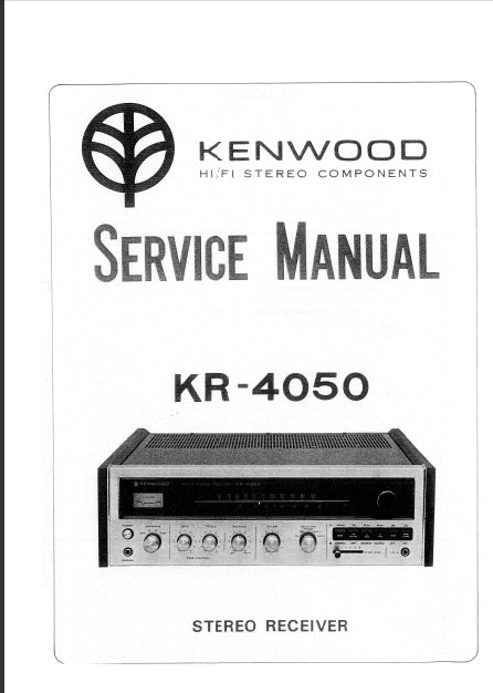 KENWOOD KR-4050 SERVICE MANUAL ENGLISH STEREO RECEIVER