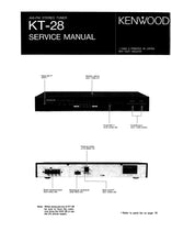 Load image into Gallery viewer, KENWOOD KT-28 SERVICE MANUAL ENGLISH AM FM STEREO TUNER
