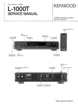 Load image into Gallery viewer, KENWOOD L-1000T SERVICE MANUAL ENGLISH FM STEREO TUNER

