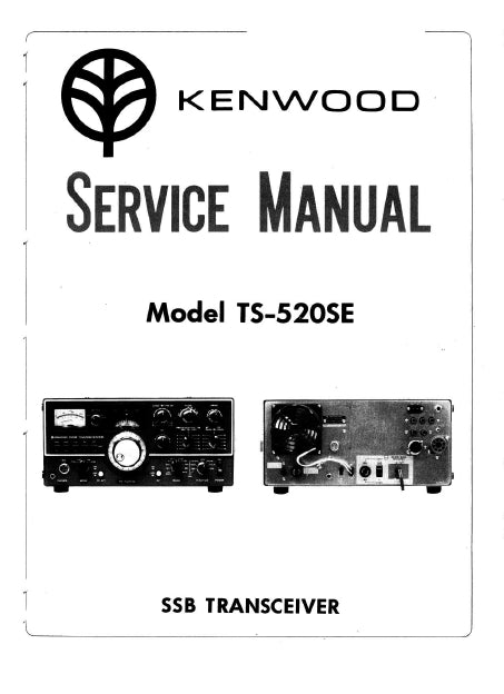 KENWOOD TS-520SE SERVICE MANUAL ENGLISH SSB TRANSCEIVER