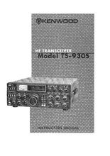 Load image into Gallery viewer, KENWOOD TS-930S INSTRUCTION MANUAL ENGLISH HF TRANSCEIVER
