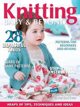 Load image into Gallery viewer, KNITTING BABY AND BEYOND AUG 2015 KNITTING MAGAZINE ENGLISH KNITTING PATTERNS
