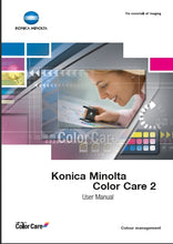 Load image into Gallery viewer, KONICA MINOLTA COLOR CARE 2 USER MANUAL ENGLISH PRINTER
