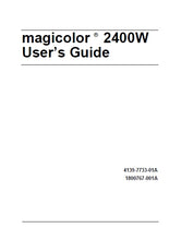 Load image into Gallery viewer, KONICA MINOLTA MAGICOLOR 2400W USERS GUIDE ENGLISH PRINTER
