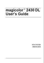 Load image into Gallery viewer, KONICA MINOLTA MAGICOLOR 2430 DL USERS GUIDE ENGLISH PRINTER
