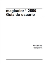 Load image into Gallery viewer, KONICA MINOLTA MAGICOLOR 2550 GUIA DO USUARIO ESPANOL IMPRESORA
