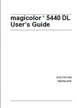 Load image into Gallery viewer, KONICA MINOLTA MAGICOLOR 5440 DL USERS GUIDE ENGLISH PRINTER
