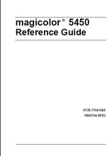 Load image into Gallery viewer, KONICA MINOLTA MAGICOLOR 5450 REFERENCE GUIDE ENGLISH PRINTER
