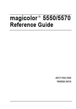 Load image into Gallery viewer, KONICA MINOLTA MAGICOLOR 5550 5570 REFERENCE GUIDE ENGLISH PRINTER
