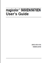 Load image into Gallery viewer, KONICA MINOLTA MAGICOLOR 5650EN 5670EN USERS GUIDE ENGLISH PRINTER
