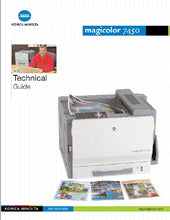 Load image into Gallery viewer, KONICA MINOLTA MAGICOLOR 7450 TECHNICAL GUIDE ENGLISH PRINTER

