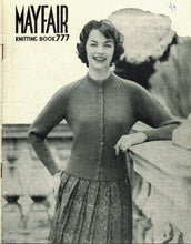 Load image into Gallery viewer, MAYFAIR 777 KNITTING BOOK ENGLISH KNITTING PATTERNS
