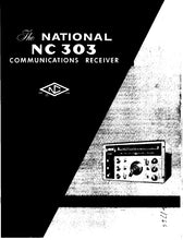 Load image into Gallery viewer, NATIONAL NC-303 INSTRUCTION MANUAL BOOK IN ENGLISH COMMUNICATIONS RECEIVER
