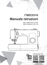 Load image into Gallery viewer, NECCHI C35 MANUALE ISTRUZIONI ITALIANO MACCHINA PER CUCIRE
