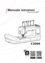 Load image into Gallery viewer, NECCHI C2000 MANUALE ISTRUZIONI ITALIANO MACCHINA PER CUCIRE
