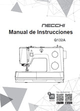 Load image into Gallery viewer, NECCHI Q132A MANUAL DE INSTRUCCIONES ESPANOL MAQUINA DE COSER
