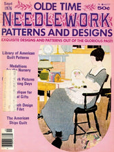 Load image into Gallery viewer, OLDE TIME NEEDLEWORK 9-76 SEWNG BOOK ENGLISH PATTERNS AND DESIGNS
