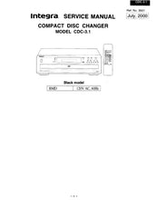 Load image into Gallery viewer, ONKYO CDC-3.1 SERVICE MANUAL BOOK IN ENGLISH CD CHANGER
