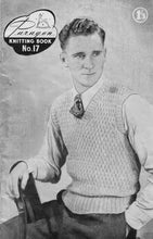 Load image into Gallery viewer, PARAGON 17 KNITTING BOOK ENGLISH KNITTING PATTERNS FOR MEN
