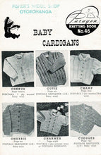 Load image into Gallery viewer, PARAGON 46 KNITTING BOOK ENGLISH KNITTING PATTERNS BABY CARDIGANS

