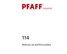 Load image into Gallery viewer, PFAFF 114 MANUAL DE INSTRUCCIONES ESPANOL SEWING MACHINE
