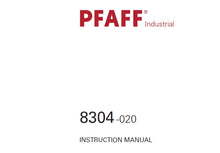 Load image into Gallery viewer, PFAFF 8304-020 INSTRUCTION MANUAL BOOK IN ENGLISH HEAT-SEALING MACHINE
