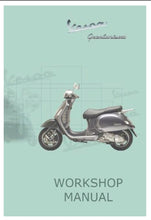 Load image into Gallery viewer, PIAGGIO VESPA GT200 WORKSHOP MANUAL IN ENGLISH SCOOTER
