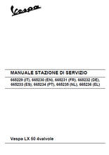 Load image into Gallery viewer, PIAGGIO VESPA LX50 2008 SERVICE STATION MANUAL IN ENGLISH SCOOTER
