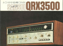 Load image into Gallery viewer, SANSUI QRX-3500 CATALOG 1973 ENGLISH 4 CHANNEL RECEIVER
