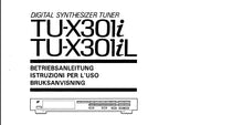 Load image into Gallery viewer, SANSUI TU-X301i TU-X301iL DIGITAL SYNTHESIZER TUNER BETRIEBSANLEITUNG OPERATING INSTRUCTIONS DEUT ENG
