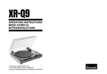 Load image into Gallery viewer, SANSUI XR-Q9 OPERATING INSTRUCTIONS MODE D'EMPLOI BETRIEBSANLEITUNG ENG FRANC DEUT STEREO TURNTABLE
