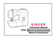 Load image into Gallery viewer, SINGER 1234 INSTRUCTION MANUAL ENGLISH ESPANOL FRANCAIS SEWING MACHINE
