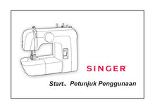 Load image into Gallery viewer, SINGER 1306 START PETUNJUK PENGGUNAAN INDONESIAN SEWING MACHINE
