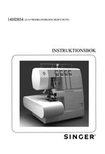 Load image into Gallery viewer, SINGER 14HD854 INSTRUKTIONSBOK SW SEWING MACHINE
