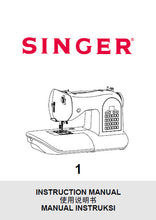 Load image into Gallery viewer, SINGER 1 INSTRUCTION MANUAL ENGLISH SEWING MACHINE
