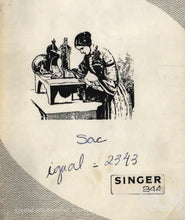 Load image into Gallery viewer, SINGER 244 MANUAL DE INSTRUCOES PT MAQUINA DE COSTURA
