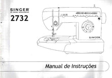 Load image into Gallery viewer, SINGER 2732 MANUAL DE INSTRUCOES PT MAQUINA DE COSTURA
