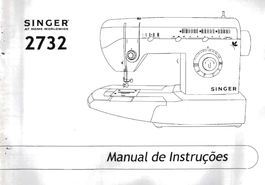 SINGER 2732 MANUAL DE INSTRUCOES PT MAQUINA DE COSTURA