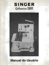 Load image into Gallery viewer, SINGER 2800 GALONEIRA MANUAL DO USUARIO PT MAQUINA DE COSTURA
