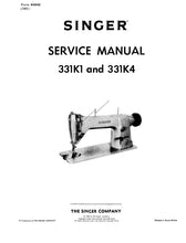 Load image into Gallery viewer, SINGER 331K1 331K4 SERVICE MANUAL ENGLISH SEWING MACHINE
