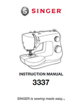 Load image into Gallery viewer, SINGER 3337 INSTRUCTION MANUAL ENGLISH ESPANOL FRANCAIS SEWING MACHINE
