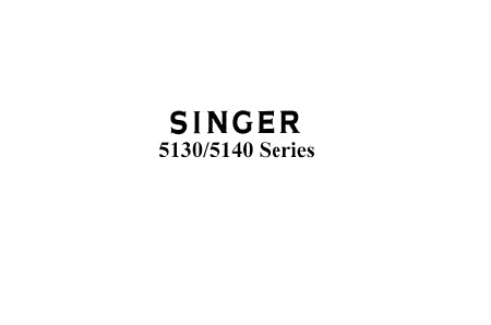 SINGER 5130 5140 SERIES LIST OF PARTS ENGLISH SEWING MACHINE