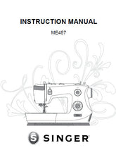 Load image into Gallery viewer, SINGER ME457 INSTRUCTION MANUAL ENGLISH SEWING MACHINE
