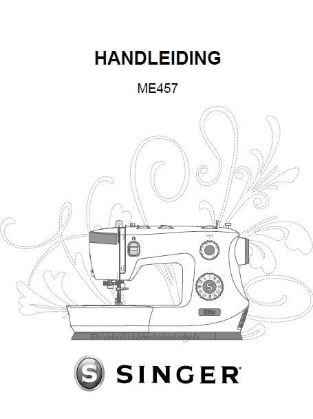 SINGER ME457 HANDLEIDING NL SEWING MACHINE