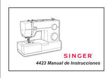 Load image into Gallery viewer, SINGER 4423 MANUAL DE INSTRUCCIONES ESP MAQUINA DE COSER
