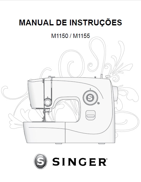 SINGER M1150 M1155 MANUAL DE INSTRUCOES PT MAQUINA DE COSTURA