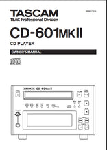 Load image into Gallery viewer, TASCAM SS-R1 OWNER'S MANUAL IN ENGLISH SOLID STATE STEREO AUDIO RECORDER
