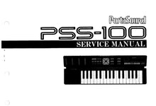 Load image into Gallery viewer, YAMAHA PSS-100 SERVICE MANUAL IN ENGLISH KEYBOARD
